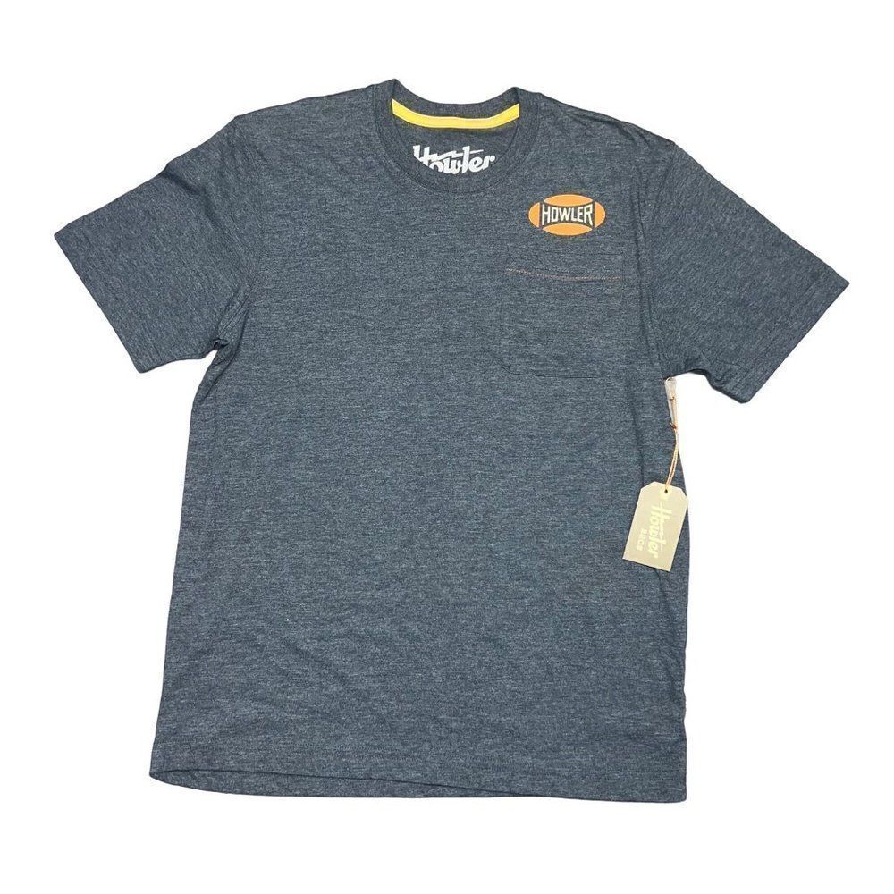 Howler Bros Uppercut Pocket‎ Charcoal Grey Discontinued Print Men's Small (S)